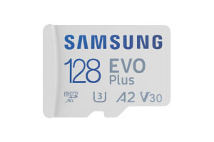 Карта пам'яті microSDXC EVO Plus 128GB UHS-I U3 V30 A2 Class 10 + SD-adapter №MB-MC128SA/EU Samsung 1шт
