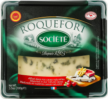 Сир 52% блакитний Рокфор Societe п/у 100г