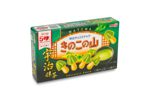 Печиво Kinoko No Yama у формі гриб у шок з матчею