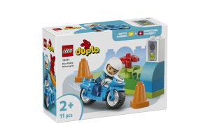 Конструктор для дітей від 2років №10471 Blue police motorcycle Duplo Lego 11ел