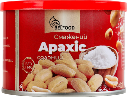 Арахис жареный соленый BelFood ж/б 120г