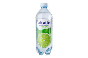 Вода сл/газ.Akvile лайм 0,6л ПЕТ