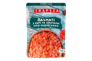Суміш суха харчова Басматі з каррі та овочами По-індійськи Trapeza д/п 250г