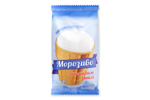 Морозиво 3.5% з ароматом ванілі Ласка м/у 60г