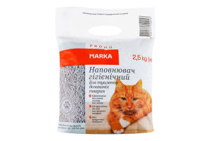 Наповнювач для туалету домашніх тварин 2,5кг Marka Promo