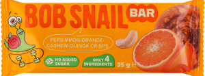 Батончик фруктово-горіховий Хурма-апельсин-кеш'ю-кріспи кіноа Bob Snail м/у 35г