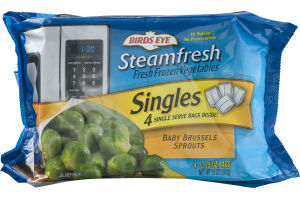 Birds Eye Steamfresh Singles Baby Brussels Sprouts - 4 CT