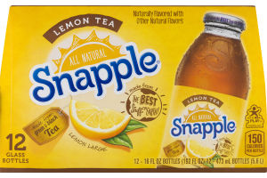 Snapple All Natural Lemon Tea - 12 PK
