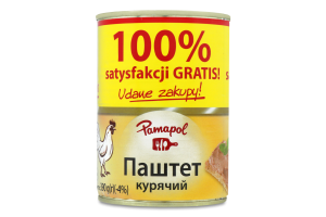 Паштет курячий Pamapol з/б 390г
