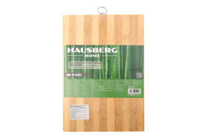 Доска кухонная бамбук 30х22х1.8см №HB-H615 Home Hausberg 1шт