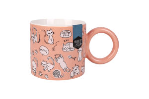 Чашка Eat&Drink рожева 330мл 985172