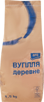 Уголь древесный для гриля aro 1.5кг