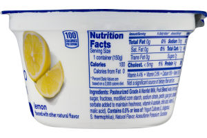 Yoplait Greek 100 Protein Fat Free Yogurt Lemon
