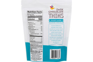 Ahold Dark Chocolate Thins Coconut Almond