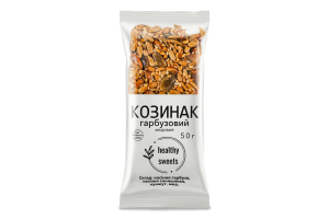 Козинак медовий Гарбузовий Healthy Sweets м/у 50г