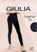 Легинсы женские из микрофибры Giulia Leggings rib L/XL sky blue