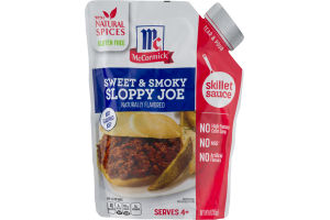 McCormick Sweet & Smoky Sloppy Joe Skillet Sauce