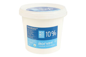 Йогурт 10% термостатный Греческий Міськмолзавод №1 ведро 1кг