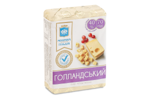 Сир плавлений 40% Голландський Молочна гільдія м/у 70г