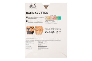 Полоски на бедра защитные от натирания кружевные Siela Collant Collection Bandalettes S natural