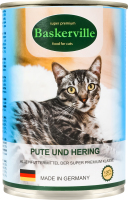 Корм для котов Baskerville индейка и рыба