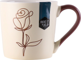 Чашка Eat&Drink троянда бежева 390мл 985178