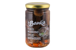 Грузди закусочные с сахаром и подсластителем маринованные стерилизованные the Banka с/б 300г