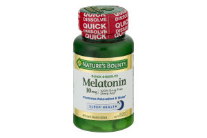 Nature's Bounty Melatonin 10 MG Quick Dissolve - 45 CT