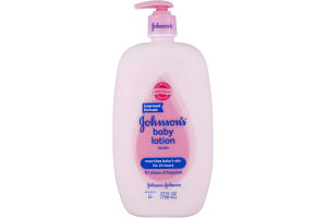 Johnson's Baby Lotion Nourishes Baby's Skin for 24 Hours