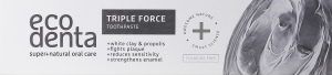 Паста зубная Triple force Ecodenta 100мл