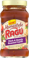 Ragu Homestyle Pasta Sauce Thick & Hearty Roasted Garlic