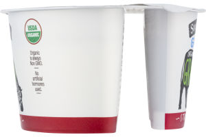 Stonyfield Organic Greek 100% Grassfed Whole Milk Yogurt Strawberry