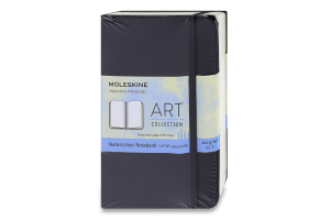 Записник Moleskine Art Акварель кишеньковий чорний