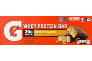 Gatorade Whey Protein Bar Chocolate Caramel - 12 CT