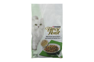 Purina Fancy Feast With Ocean Fish & Salmon and Accents of Garden Greens Gourmet Cat Food
