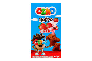Печиво Хоппо з полуничним кремом 40г Озмо