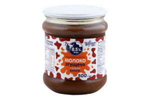 Молоко згущ. Українська Зірка 500 г скл. з цукром варене 8,5%