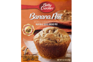Betty Crocker Muffin & Quick Bread Mix Banana Nut