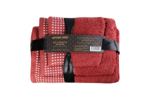 Набір рушників Antonio Mir Rosa 30x30;50x90;70x130