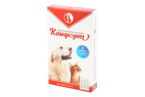 Краплі проти бліх та кліщів Комфорт 3*1мл Продукт