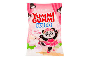 Конфеты Маршмеллоу Soft hearts Fluffi Yummi Gummi Roshen м/у 65г