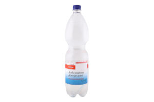 Вода питна сильногазована Джерельна Marka Promo п/пл 1.5л