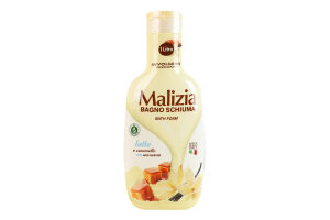 Гель-піна для ванни та душу MILK & CARAMEL ТМ MALIZIA 1л