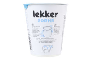 Йогурт 3.4-4.5% термостатний з незбираного молока Lekker ст 300г