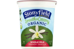Stonyfield Organic Smooth & Creamy Organic Yogurt French Vanilla