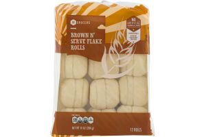 SE Grocers Rolls Brown N' Serve Flake - 12 CT