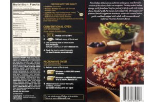 Bertolli Italian Sausage & Beef Lasagna