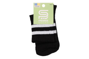 Шкарпетки Premier socks вис спорт смуж чорн р18-20