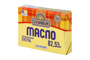 Масло солодковершкове 82.5% Екстра Баштанське Славія м/у 180г
