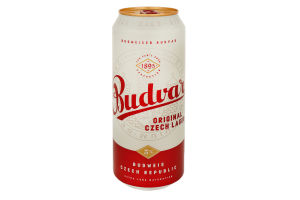 Пиво 0.5л 5% светлое B:Original Budwеiser Budvar ж/б